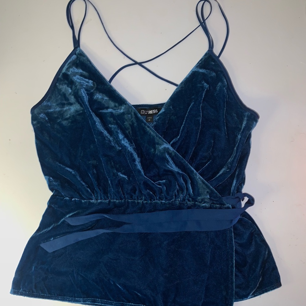 Express velvet tank